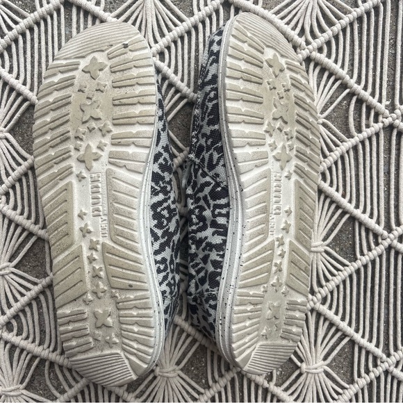 Hey Dude Slip-on Shoes Women’s Size 11 - Misty Woven Cheetah Grey - Picture 9 of 9